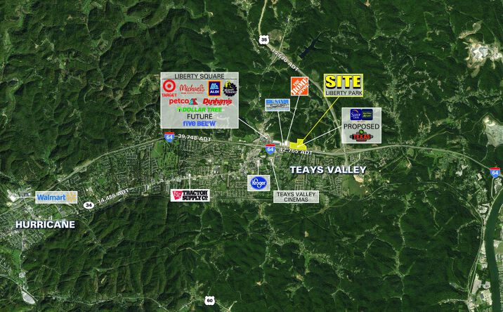 Pictures of Retail, Land property located at Liberty Park Drive, Teays Valley, WV 25526 for lease - image #1