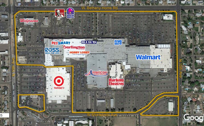 Pictures of Retail, Office, Restaurant property located at 1607 W Bethany Home Rd, Phoenix, AZ 85015 for lease - image #1