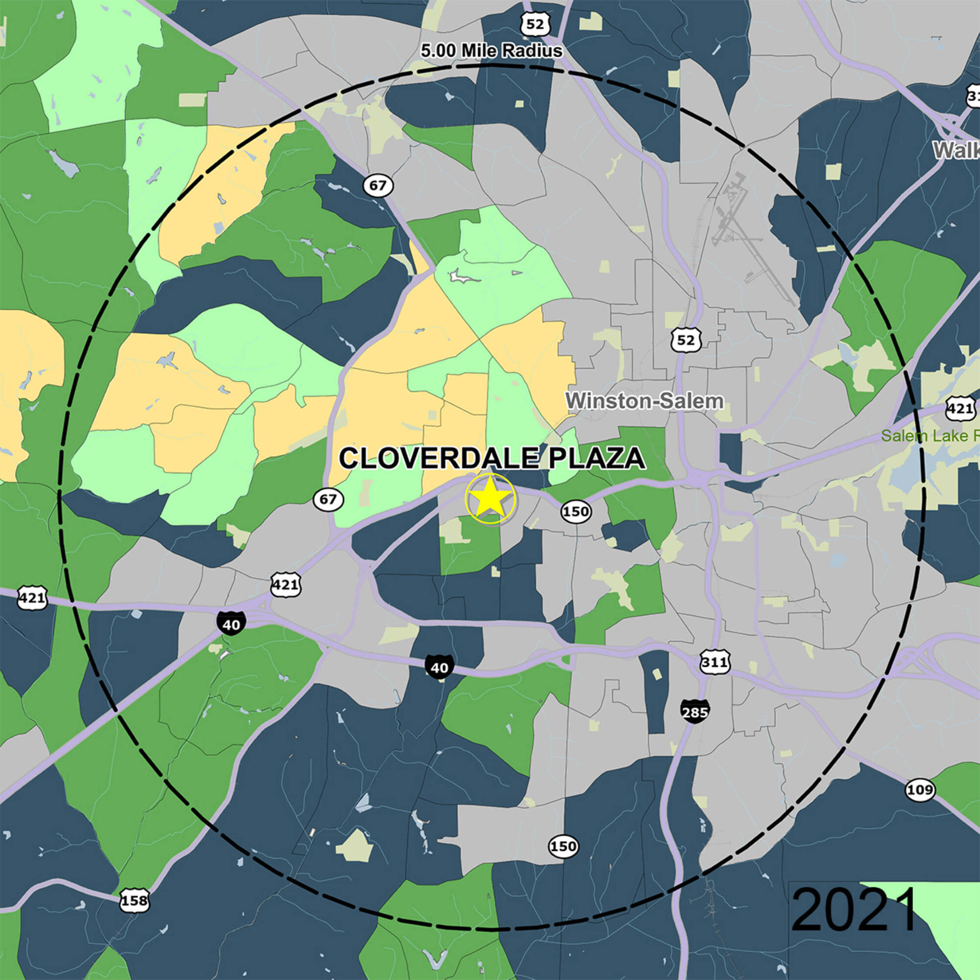 Cloverdale Ave. & Miller St, WinstonSalem, NC 27103