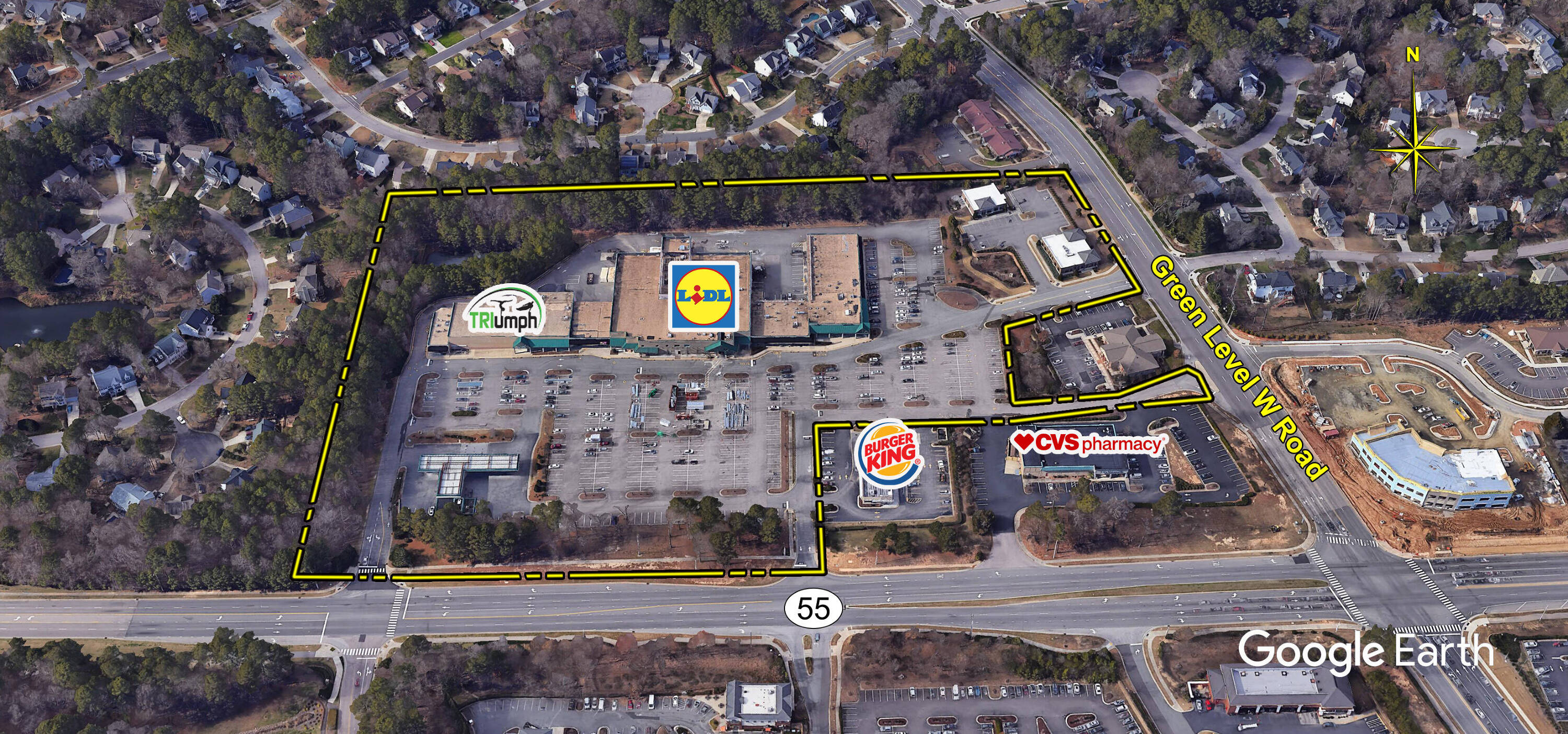 Hwy 55 at Gr. & Green Level W Rd., Cary, NC 27519 | Crexi.com