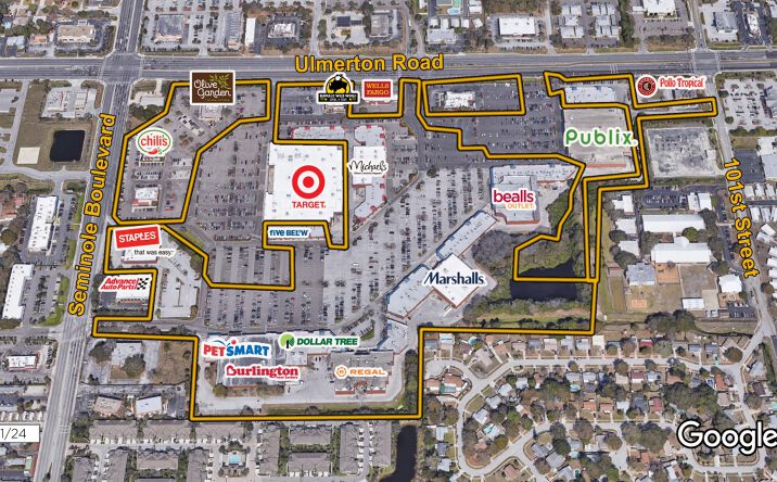 Pictures of Retail, Restaurant property located at 10500 Ulmerton Road, Largo, FL 33771 for lease - image #1