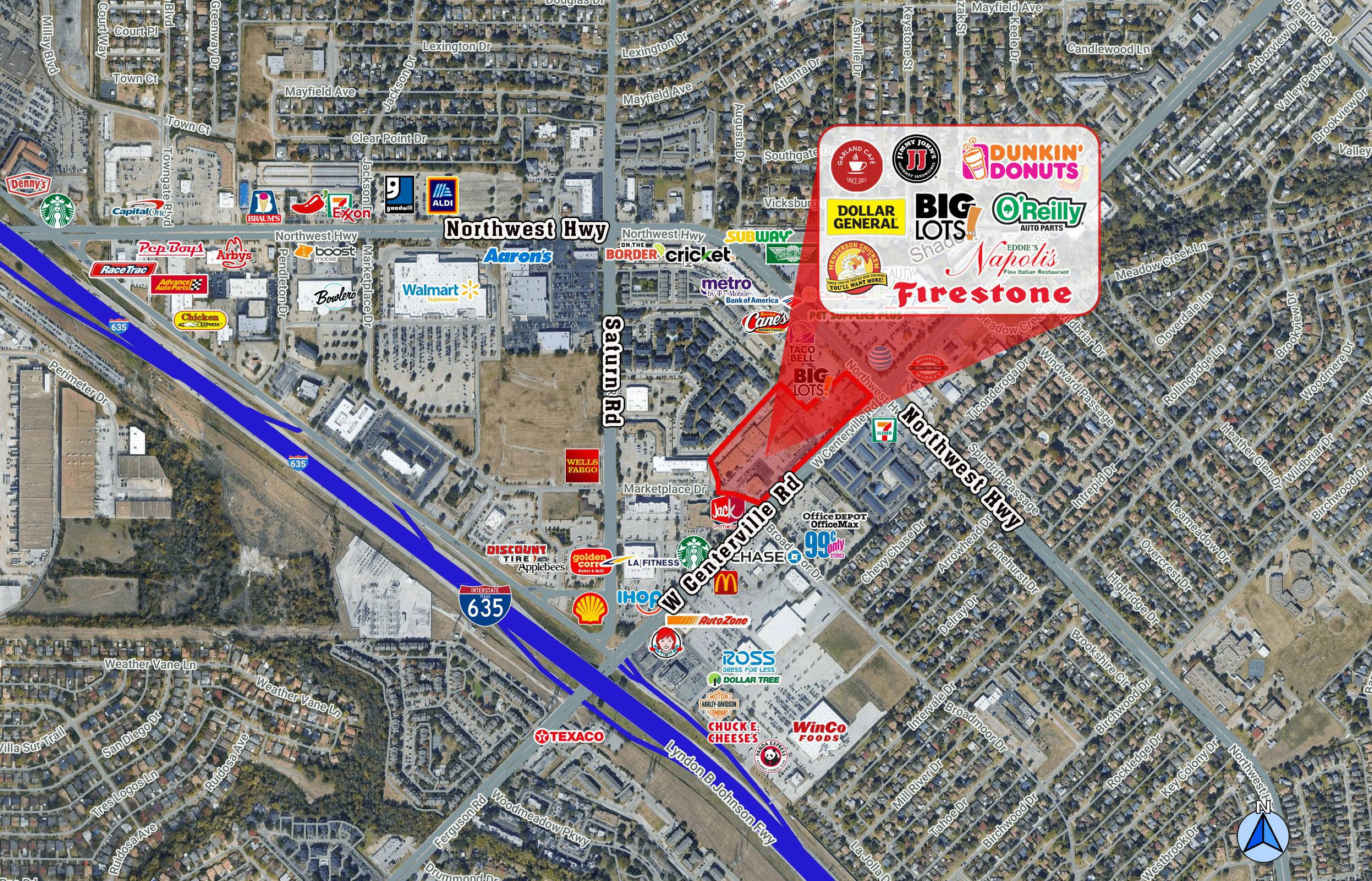 W Centerville Rd. & Northwest Hwy, Garland, TX 75041