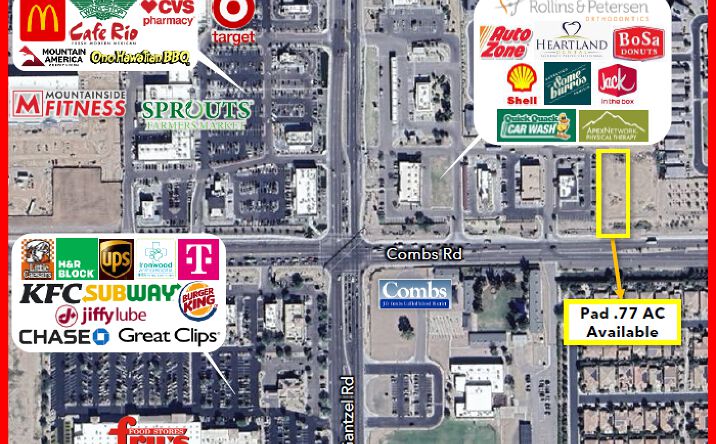 Pictures of Land property located at NEC Gantzel & Combs, San Tan Valley, AZ 85140 for lease - image #1