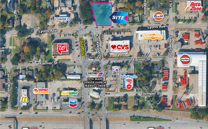 Pictures of Retail property located at 1609 Chew St, Houston, TX 77020 for lease - image #1