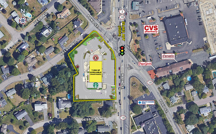 Pictures of Retail, Office, Land property located at 505 Pond St, Weymouth, MA 02190 for sales - image #1