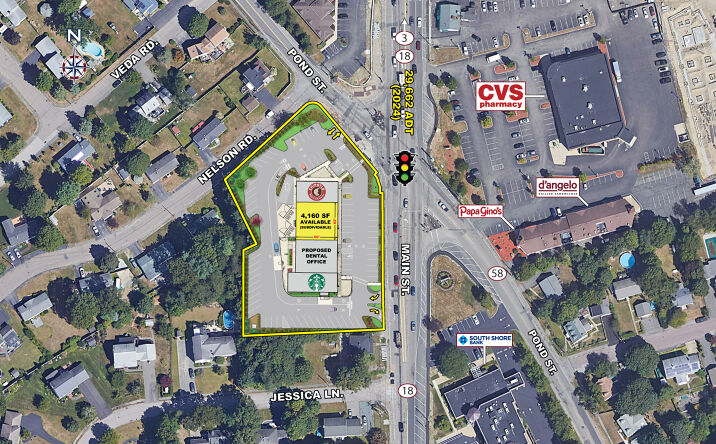 Pictures of Retail, Office, Land property located at 505 Pond St, Weymouth, MA 02190 for sales - image #1