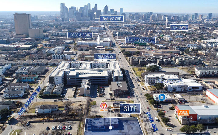 Pictures of Land property located at Ross Ave & N Prairie Ave, Dallas, TX 75204 for lease - image #1
