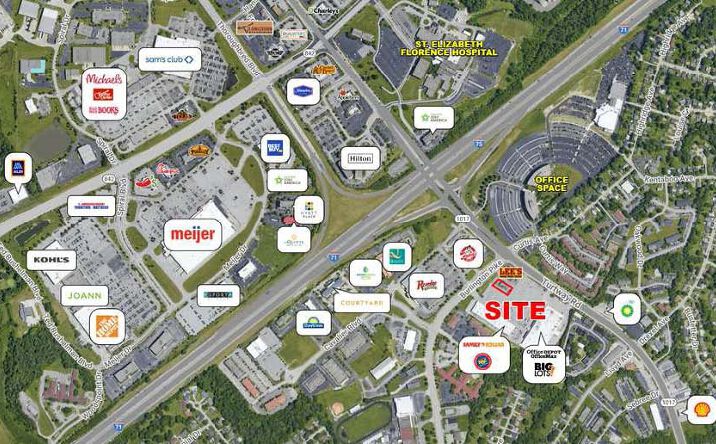 Pictures of Retail property located at 6809 Burlington Pike, Florence, KY 41042 for lease - image #1