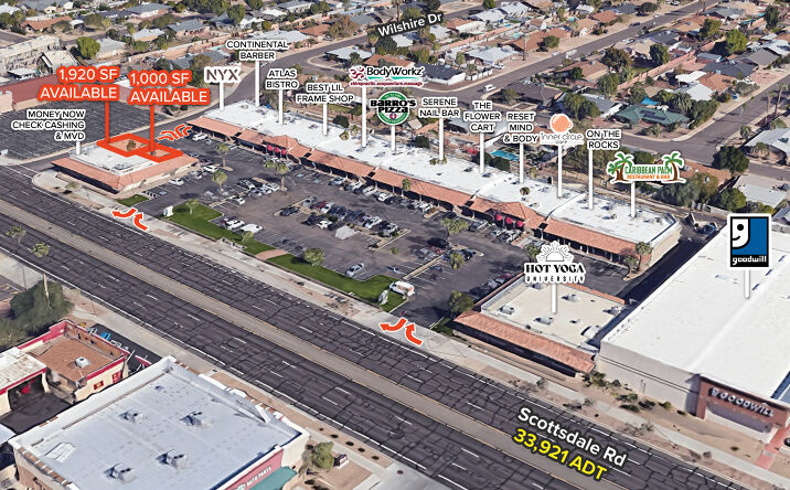 Pictures of Retail property located at 2515-2525 N Scottsdale Rd, Scottsdale, AZ 85257 for lease - image #1