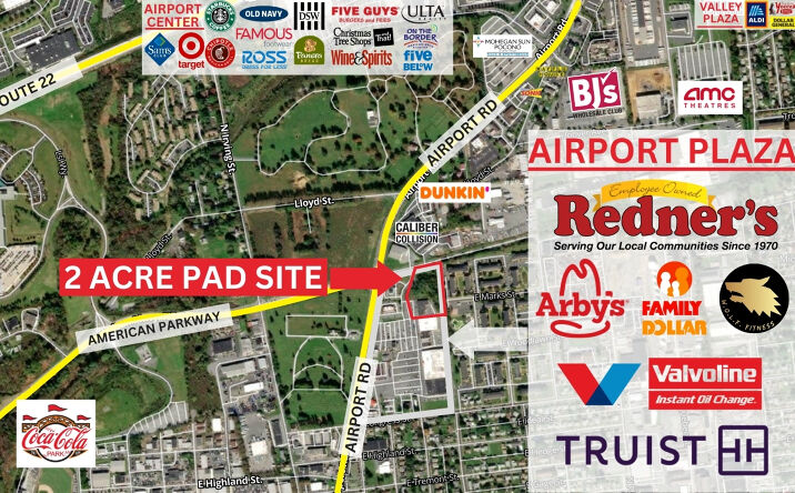 Pictures of Retail property located at 1285 Airport Rd, Allentown, PA 18109 for lease - image #1