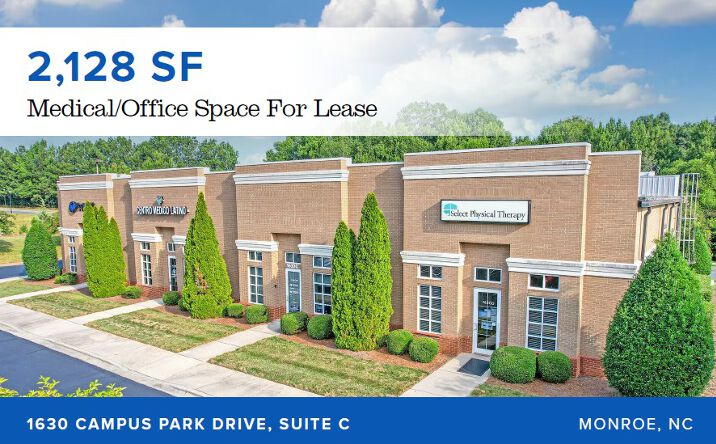 Pictures of Office property located at 1630 Campus Park Dr, Monroe, NC 28112 for lease - image #1