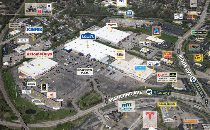 Pictures of Retail property located at 3240 Highland Ave, Cincinnati, OH 45213 for lease - image #1