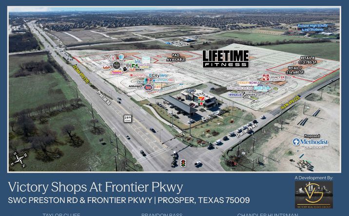 Pictures of Retail property located at Swc of Preston Rd & Frontier Pkwy, Prosper, TX 75009 for lease - image #1