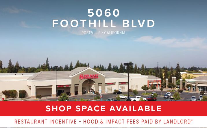 Pictures of Retail, Restaurant property located at 5060 Foothills Blvd, Roseville, CA 95747 for lease - image #1