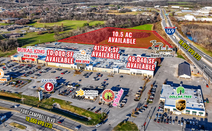Pictures of Retail property located at 4000 Fort Campbell Blvd, Hopkinsville, KY 42240 for lease - image #1