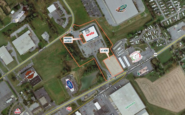 Pictures of Retail, Land property located at 1651 E Cumberland St, Lebanon, PA 17042 for lease - image #1