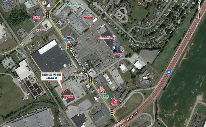 Pictures of Retail, Land property located at 1056 Wayne Ave, Chambersburg, PA 17201 for lease - image #1