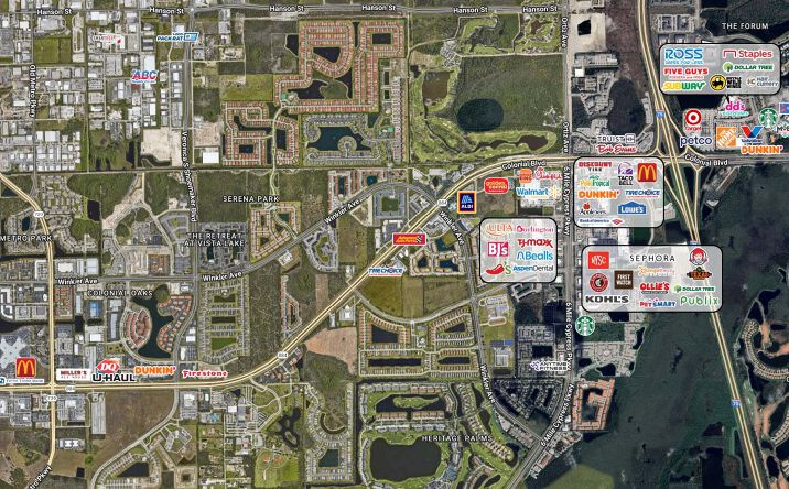 Pictures of Retail, Land property located at 4011 Colonial Blvd, Fort Myers, FL 33966 for lease - image #1