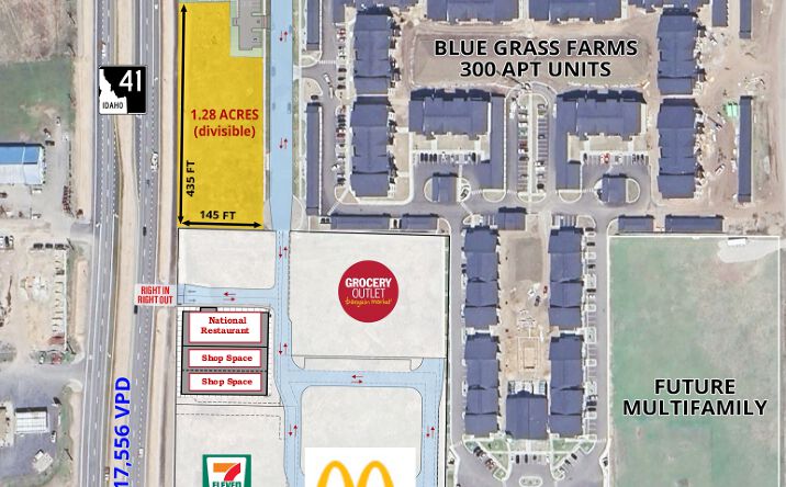 Pictures of Retail, Land property located at 2625 N Ketchikan Ct, Post Falls, ID 83854 for lease - image #1