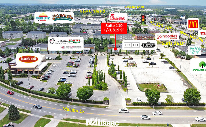 Pictures of Retail, Restaurant property located at 124 Malabu Dr, Lexington, KY 40503 for lease - image #1