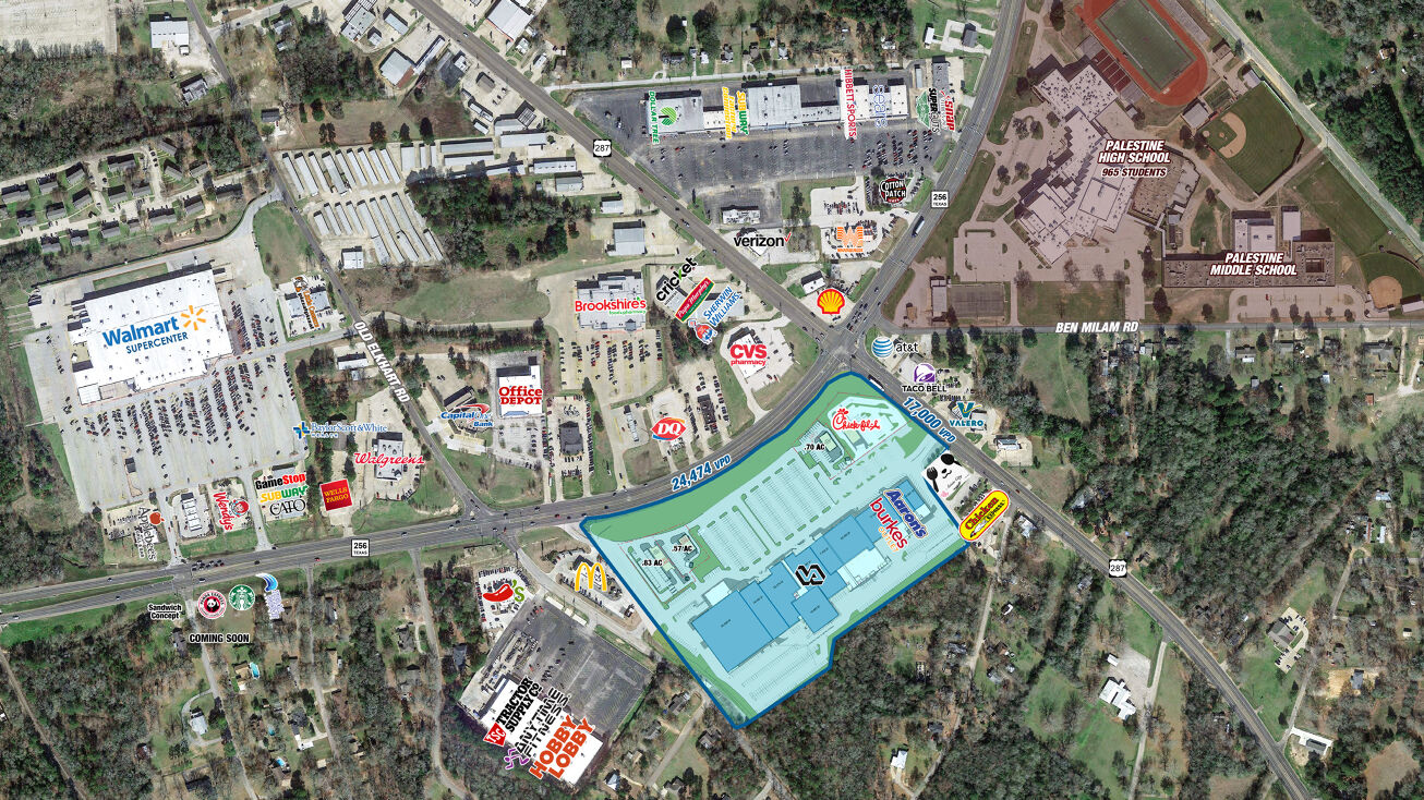 1930 TX-256 Loop, Palestine, TX 75801 - Retail Space for Lease