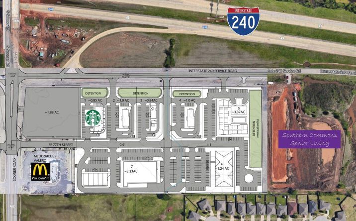 Pictures of Retail, Land property located at 7800 S Sooner Rd, Oklahoma City, OK 73135 for lease - image #1
