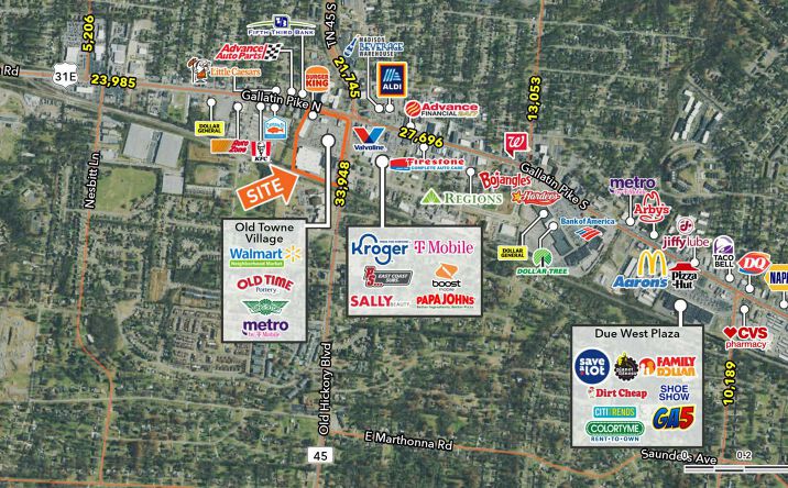 Pictures of Retail property located at 117 Gallatin Pike N, Madison, TN 37115 for lease - image #1