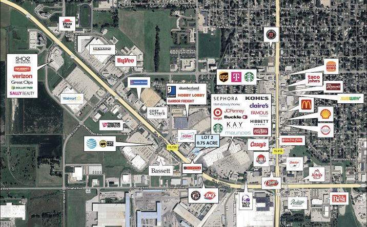 Pictures of Retail, Restaurant property located at 1710 Market Ln, Norfolk, NE 68701 for lease - image #1