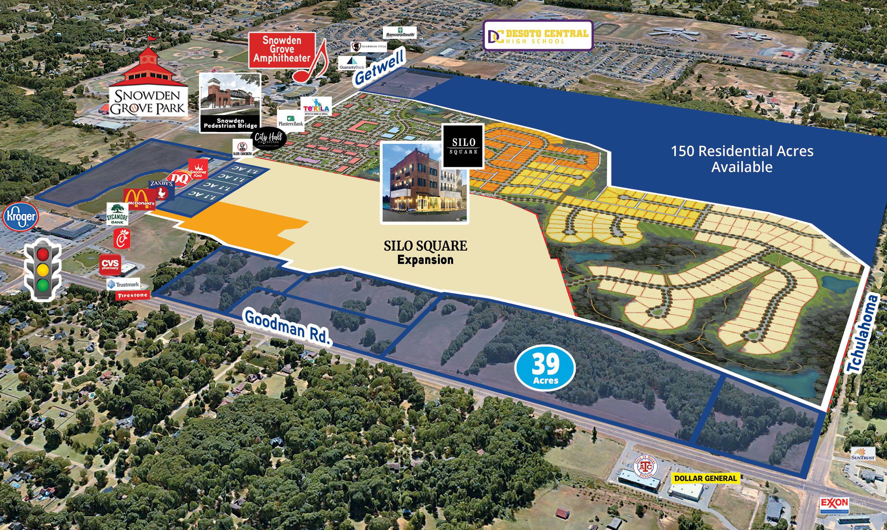 Goodman Rd, Southaven, MS 38672 Land for Lease 39 Beautiful Acres