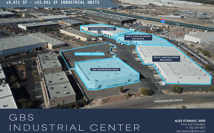Pictures of Industrial property located at 4724 Mitchell St, North Las Vegas, NV 89081 for lease - image #1