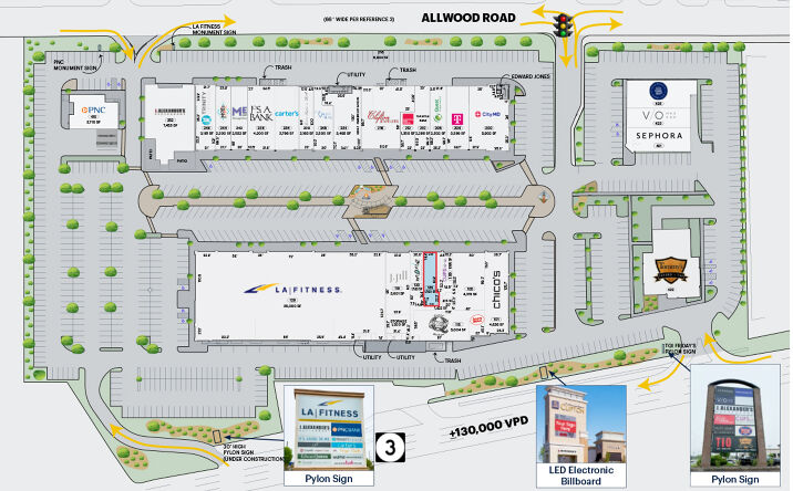 Pictures of Retail, Restaurant property located at 852 NJ-3, Clifton, NJ 07012 for lease - image #1