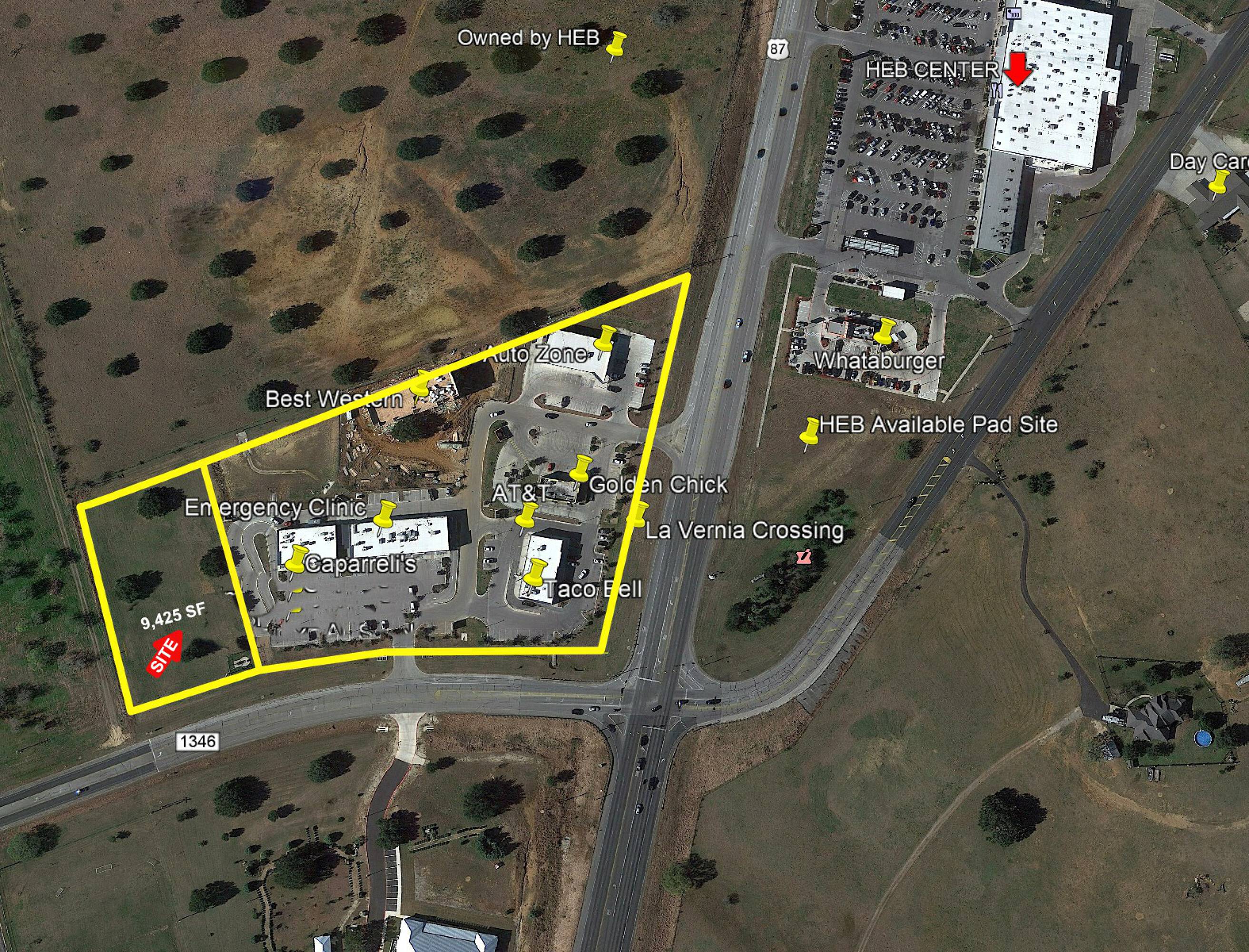 FM 1346 at US Highway 87, La Vernia, TX 78121