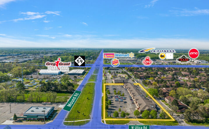 Pictures of Retail property located at 45537-45581 Mound Road, Shelby Township, MI 48317 for lease - image #1
