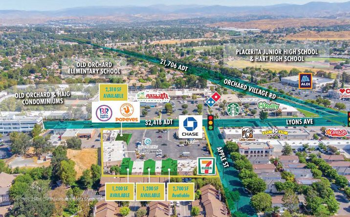 Pictures of Retail property located at 23404-23434 Lyons Ave, Santa Clarita, CA 91321 for lease - image #1