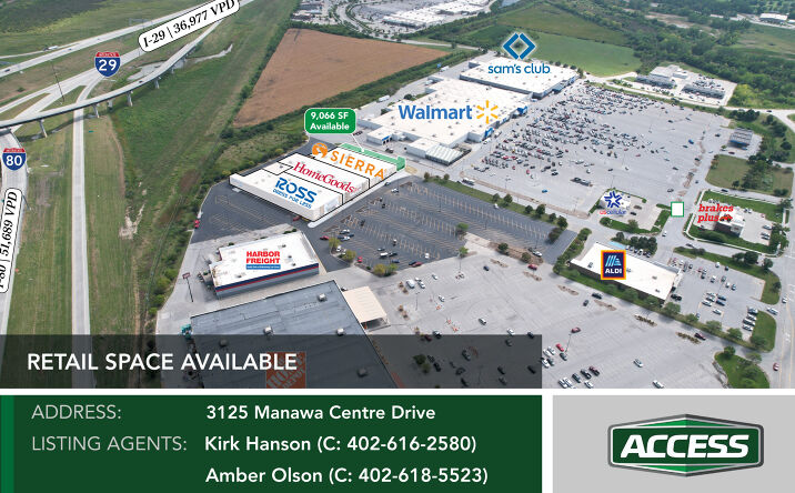 Pictures of Retail property located at 3125 Manawa Centre Dr, Council Bluffs, IA 51501 for lease - image #1
