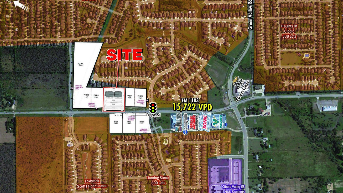 FM 1103 & Turning Stone, Cibolo, TX 78108 Retail Space for Lease
