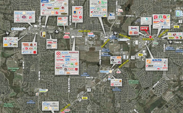 Pictures of Retail property located at NWQ FM-544 & SH-78, Wylie, TX 75098 for lease - image #1