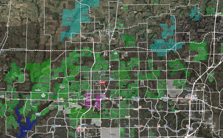 Pictures of Retail, Land property located at SWC of Preston Rd & Broadway St, Prosper, TX 75078 for lease - image #1