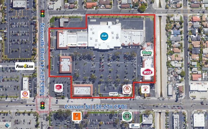 Pictures of Retail property located at 12090 E Carson St, Hawaiian Gardens, CA 90716 for lease - image #1