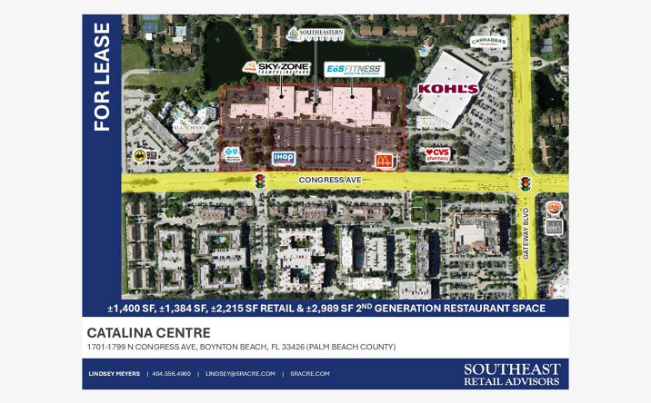 Pictures of Retail, Restaurant property located at 1701 N Congress Ave, Boynton Beach, FL 33426 for lease - image #1