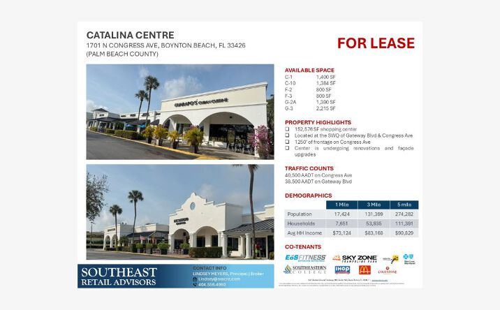 Pictures of Retail property located at 1701 N Congress Ave, Boynton Beach, FL 33426 for lease - image #1