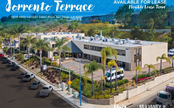 Pictures of Retail, Office, Industrial property located at 11839-11855 Sorrento Valley Road, San Diego, CA 92121 for lease - image #1