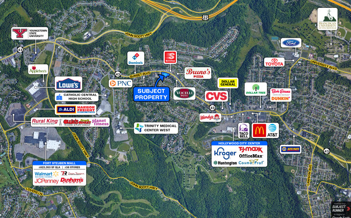 Pictures of Office property located at 2700 Sunset Blvd, Steubenville, OH 43952 for lease - image #1