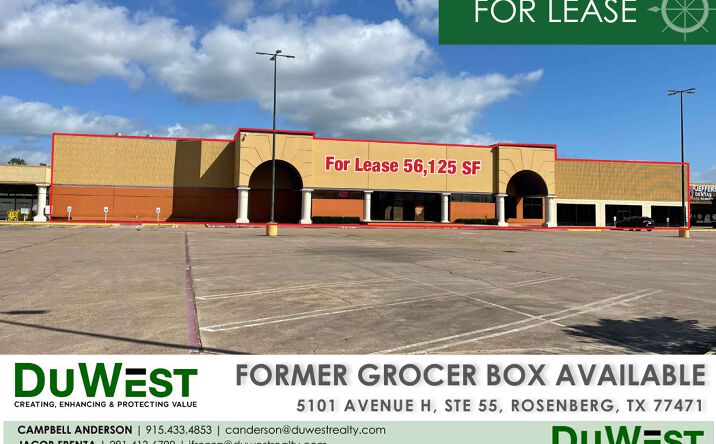Pictures of Retail property located at 5101 Avenue H, Rosenberg, TX 77471 for lease - image #1
