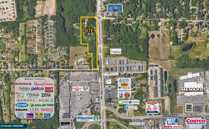 Pictures of Retail property located at Baldwin & Morgan Roads, Orion Township, MI 48359 for lease - image #1
