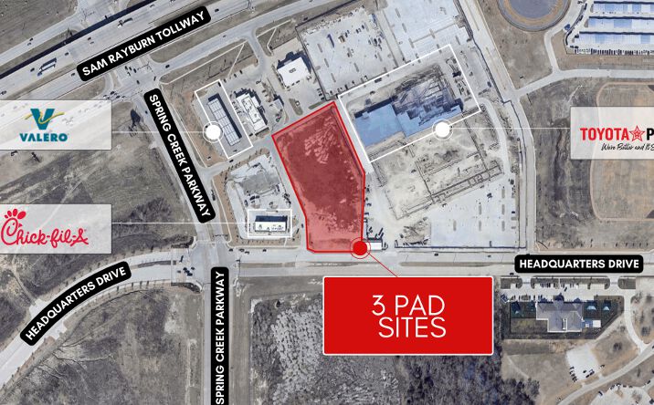 Pictures of Retail property located at East of NEQ Headquarters Dr. & Spring Creek Pkwy, Plano, TX 75024 for lease - image #1