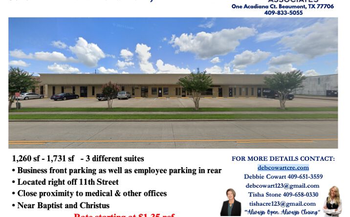 Pictures of Office property located at 3515 Fannin St, Beaumont, TX 77702 for lease - image #1