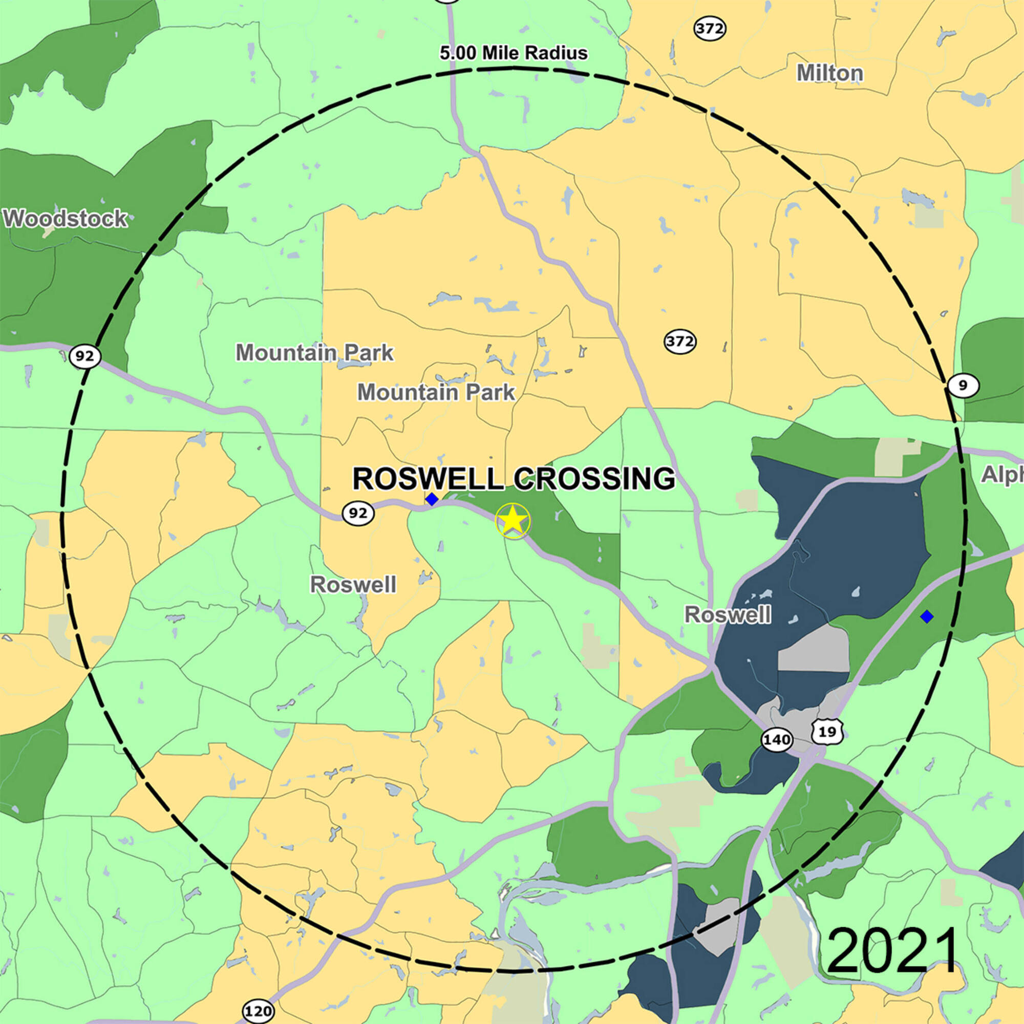 Crossville Rd. & King Rd, Roswell, GA 30075