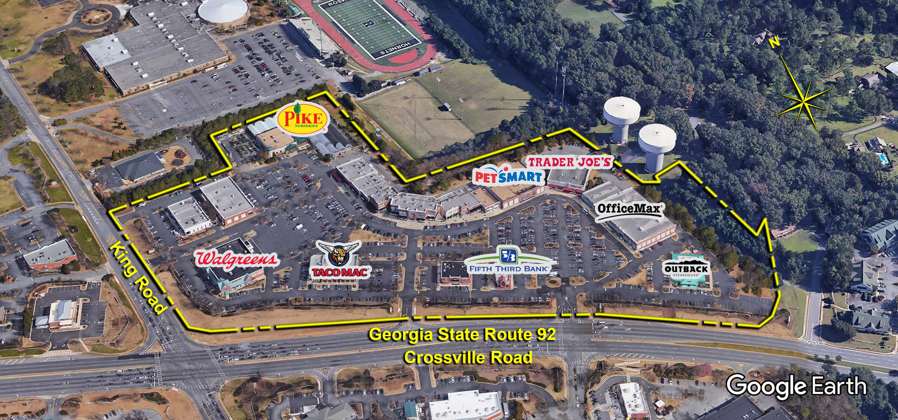 Crossville Rd. & King Rd, Roswell, GA 30075