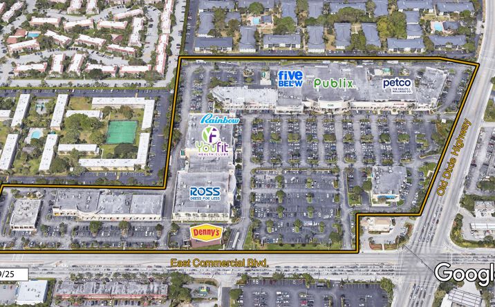 Pictures of Retail, Restaurant property located at 1003 E Commercial Blvd, Oakland Park, FL 33334 for lease - image #1